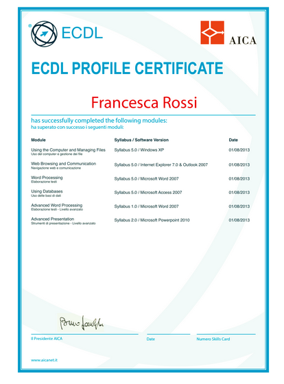 software ecdl nuova