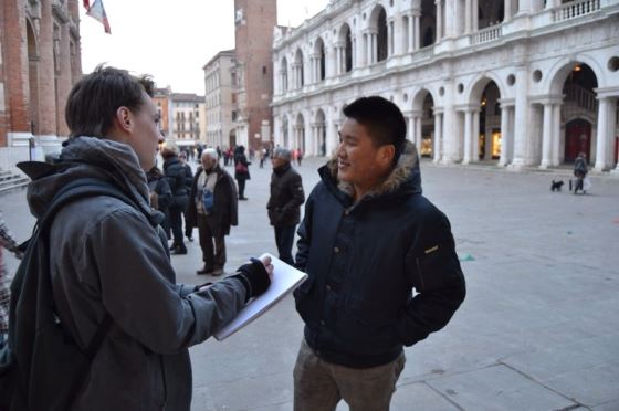 interviste in centro città