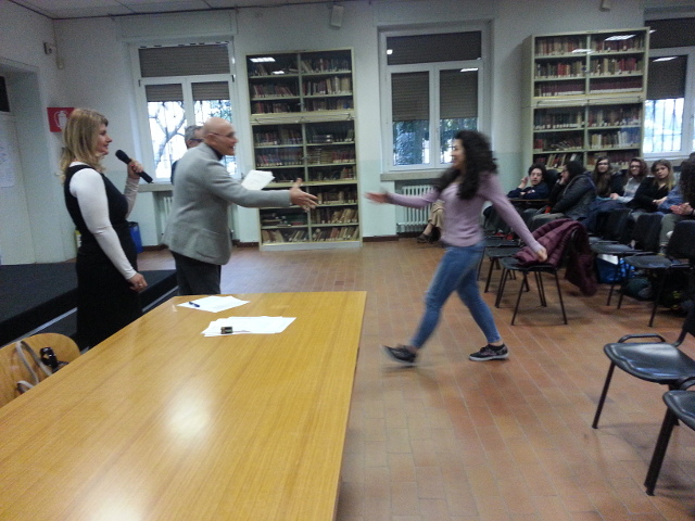 Cerimonia consegna certificato Fusinieri On the Move