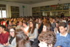 Studenti in aula magna