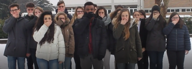 classe 4 D nel video SHHH